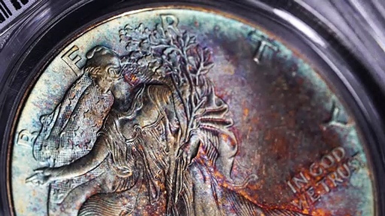 Toner Tuesday_ 1995-P American Silver Eagle PCGS MS68 Spring Magic