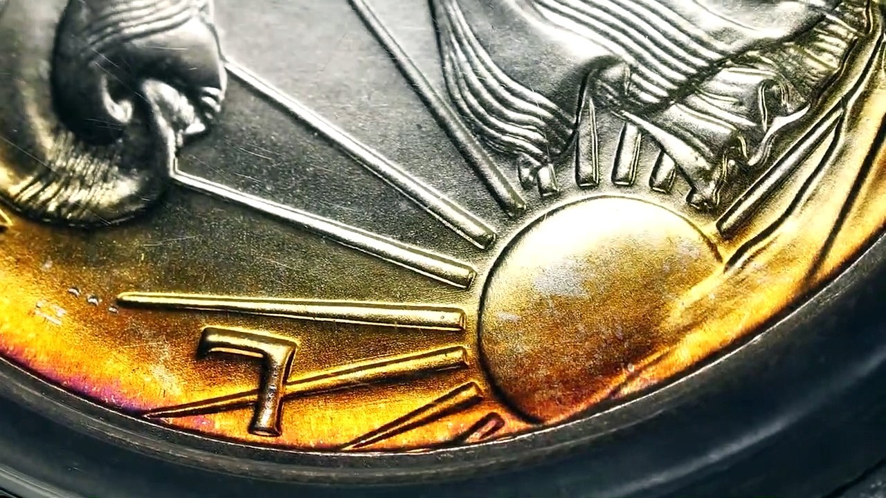 Toner Tuesday_ 1989-P American Silver Eagle PCGS MS68 Sunrise Trail