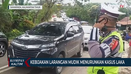 Kebijakan Larangan Mudik Menurunkan Kasus Laka