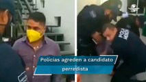 Policías de Tlalmanalco agreden a candidato del PRD a diputado en Edomex