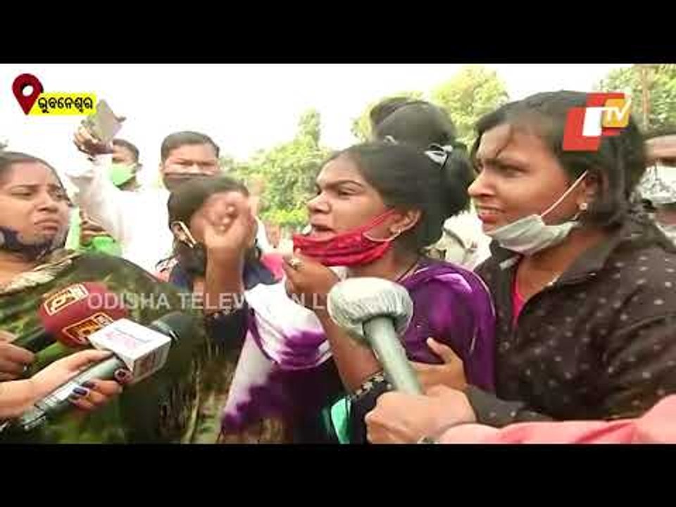 Protesting ANM Worker Attempts Self Immolation By Pouring Kerosene