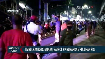 Sering Menguasi Jalan, Satpol PP Bubar Paksa Puluhan PKL di Jatinegara