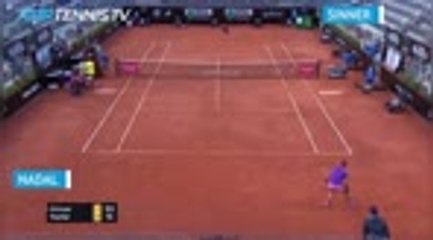 Nadal too strong for up-and-coming Sinner in Rome