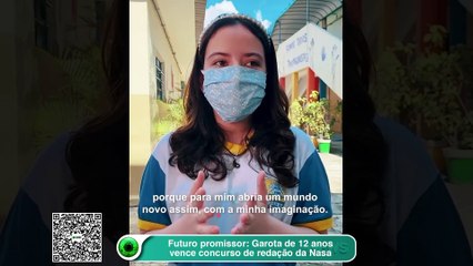 Futuro promissor- Garota de 12 anos vence concurso de redação da Nasa