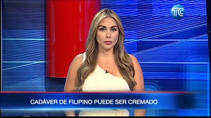 Tripulante filipino será cremado y sus cenizas serán repatriadas