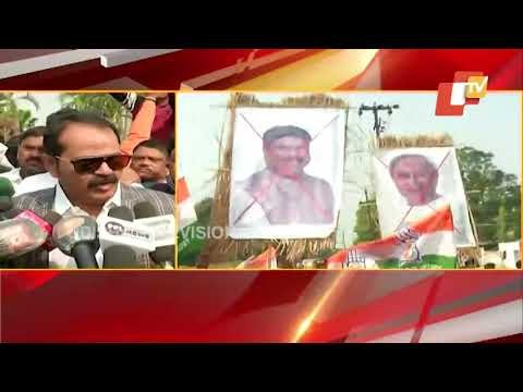 Bhubaneswar | Congress Members Protest Over Hike In Petrol, Diesel & Gas Prices