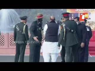 Defence Minister Rajnath Singh Unveils Logo For 'Swarnim Vijay Varsh