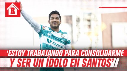 Eduardo Aguirre: 'Estoy trabajando para consolidarme y ser un ídolo en Santos'