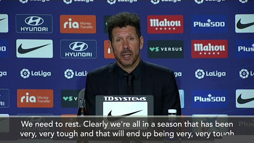 'We need a rest' - Simeone after Atleti record crucial win over Real Sociedad