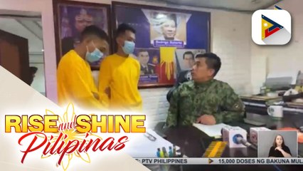 Dalawang suspek na sangkot sa mga insidente ng robbery hold up at snatching sa ilang lugar sa Metro Manila, arestado