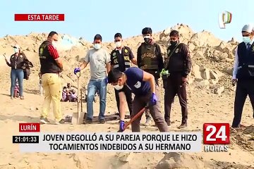 Lurín: joven asegura que degolló a su pareja porque hizo tocamiento indebidos a su hermano