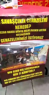 Almanya’da skandal görüntüler… Şehrin göbeğinde PKK propagandası! Akit muhabiri yakaladı