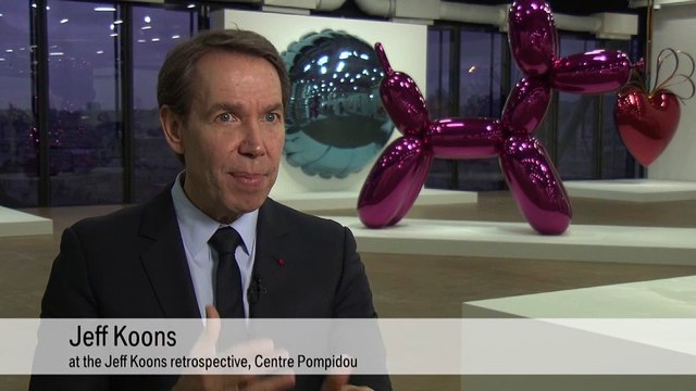 La BMW Art Car relookée par Jeff Koons, exposée au Centre Pompidou