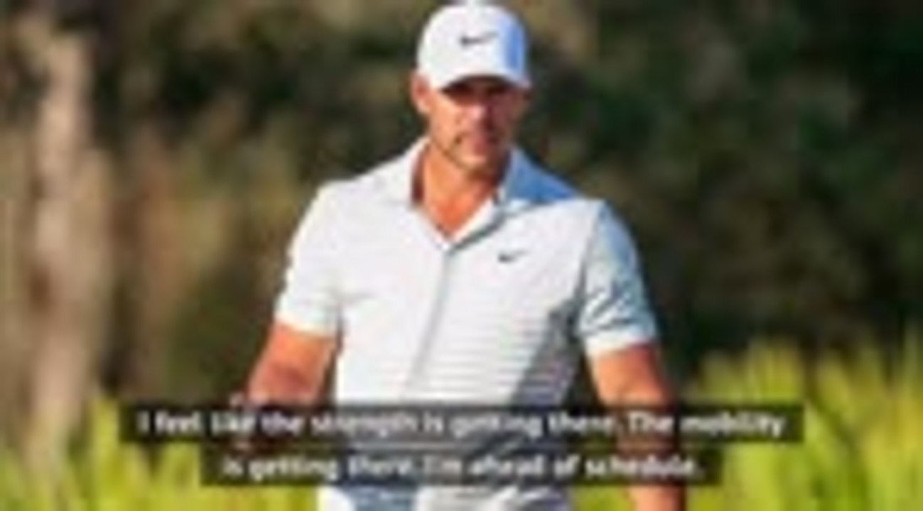 Koepka 'well ahead of schedule' with recovery from knee surgery