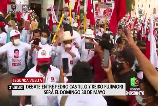 Segunda Vuelta: Keiko Fujimori y Pedro Castillo acuerdan dos debates tras consenso