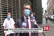 Fiscal Pérez solicita garantías para su vida y la de su familia ante “escalada de amenazas”