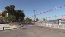 ÇANAKKALE - Ramazan Bayramının ilk günü sakin geçiriyor