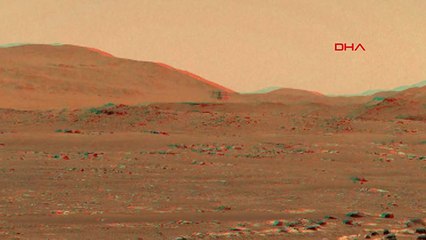 Mars helikopteri Ingenuity'nin üçüncü uçuşunun 3D videosu yayınlandı