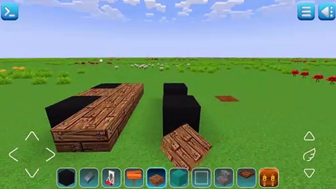 Minecraft cars building: small car || Free blueprints in RealmCraft Free Minecraft StyleGame