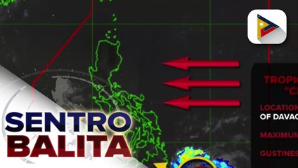 PTV INFO WEATHER: Bagyong Crising, lumakas at naging isa nang tropical storm; sentro ng bagyo, inaasahang unti-unting lalapit sa Eastern Mindanao