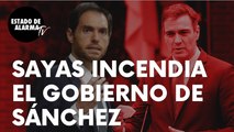 Las palabras de Sergio Sayas en el Congreso que incendian el Gobierno de Sánchez: “Están robando...”