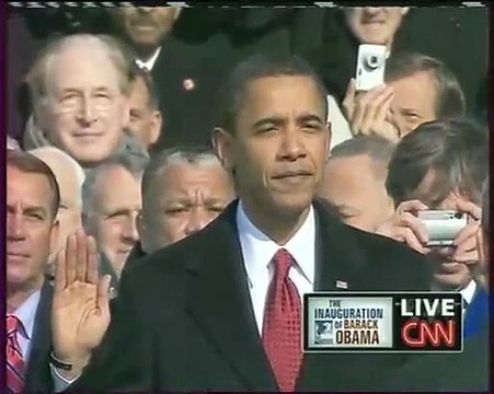 INVESTITURE OBAMA – 18 h, Barack Obama prête serment