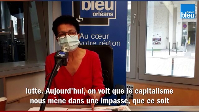 F. Megdoud, tête de liste Lutte Ouvrière aux Régionales en Centre-Val de Loire