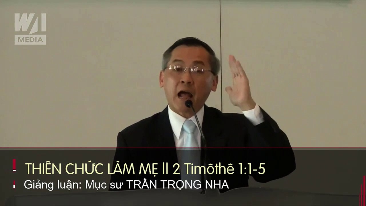 THIÊN CHỨC LÀM MẸ - 2 Timôthê 1:1-5 || Mục sư TRẦN TRỌNG NHA