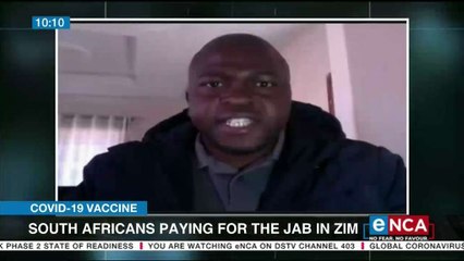South Africans crossing the border for Zim vaccine