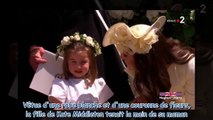 Trop cute - la princesse Charlotte salue la foule au mariage de Meghan Markle et du prince Harry