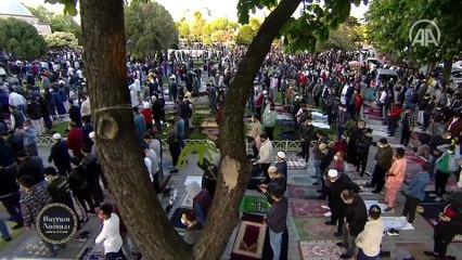 Ayasofya-i Kebir Cami-i Şerifi'nde ilk Ramazan Bayramı namazı