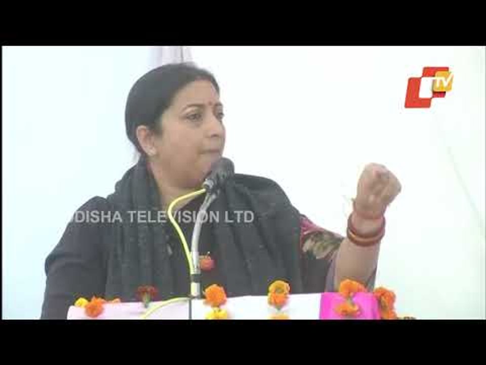 Smriti Irani Farmers Over Farm Laws In Amethi, Targets Rahul Gandhi
