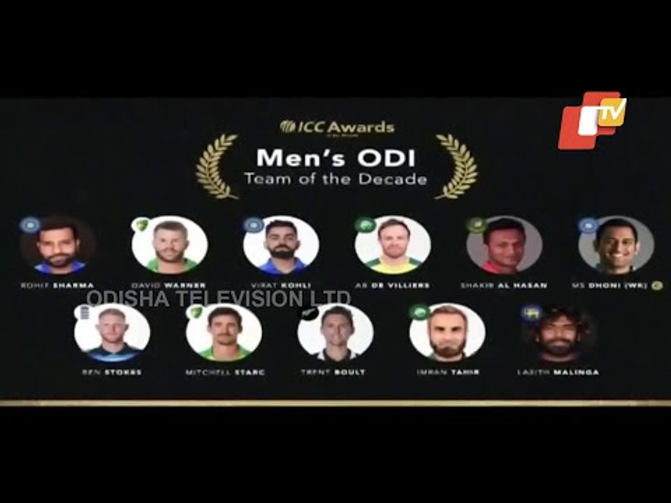 ICC Announces Men's ODI, T20I & Test Teams Of The Decade