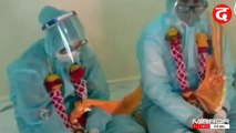 Couple Gets Married In PPE Kits After Groom Tests Covid Positive PPE Kit Marriage The Mirr