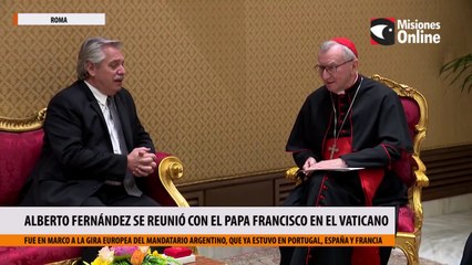 Alberto Fernández se reunió con el papa francisco en el vaticano