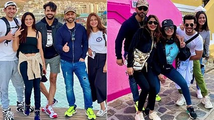 KKK11_ Arjun Bijlani stuck on Shweta Tiwari's abs,पूछा- कौन सा च्यवनप्राश लेती हैं_