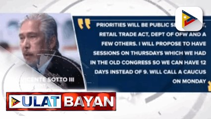 Senate session, planong i-extend hanggang Huwebes