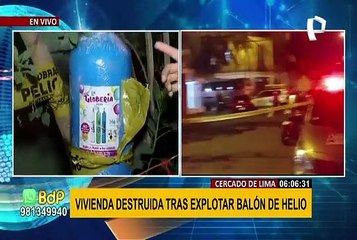 Así quedaron las viviendas afectadas por la explosión de un balón de helio
