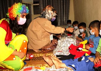 Son dakika haberleri | Şanlıurfa'da gönüllü gençler çocuklara bayramı yaşattı