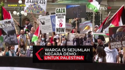 Demo Dukung Palestina Terjadi di Berbagai Negara