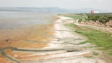- Göl suları çekildi izinsiz tarım yapanlara ceza yağdı