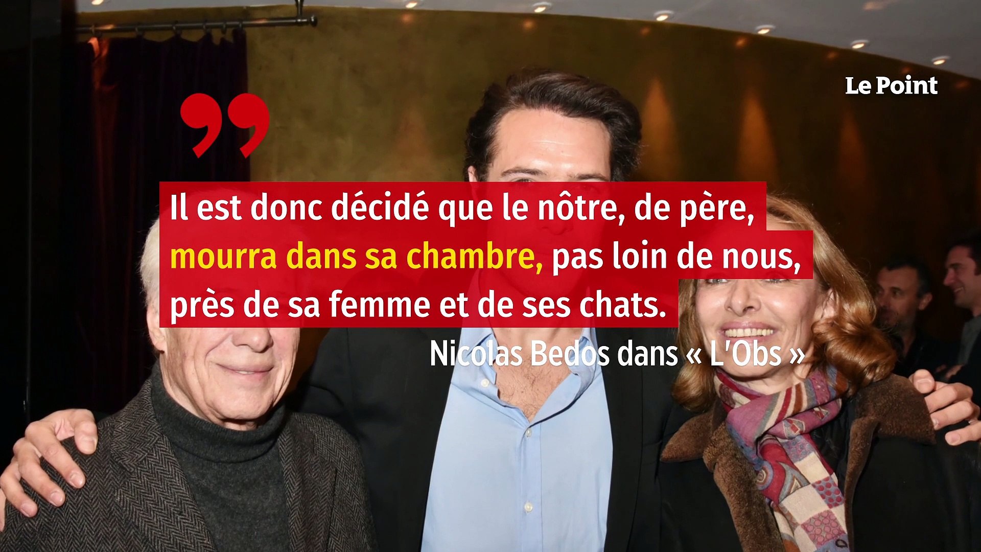Guy Bedos Comment Son Fils Nicolas L A Aide A Mourir Video Dailymotion