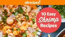 10 Quick & Easy Shrimp Recipes | Shrimp Linguine, Casserole, Alfredo & More!