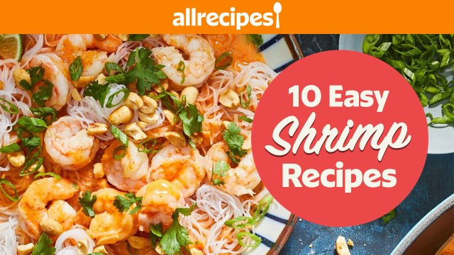 10 Quick & Easy Shrimp Recipes | Shrimp Linguine, Casserole, Alfredo & More!