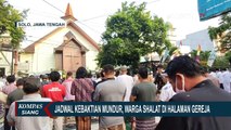 Jadwal Kebaktian Mundur, Warga Shalat Idul Fitri di Halaman Gereja