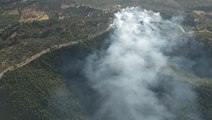 Bodrum'da korkutan yangın! Ekipler, müdahale etmeye devam ediyor