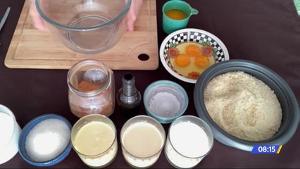 Preparamos budín de tres leches