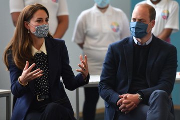 Kate Middleton and Prince William Made a Coordinated Appearance in Navy Blue Suits