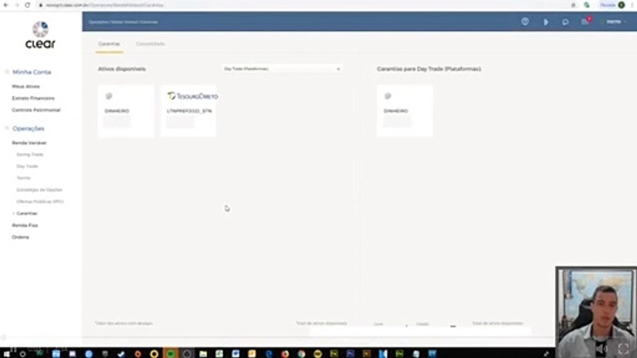 01. PREPARANDO PLATAFORMA CLEAR PARA LIBERAR DAYTRADE NO PROFIT
