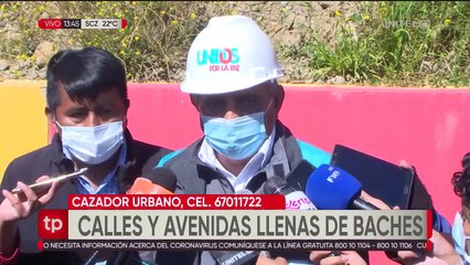 Cazador Urbano: baches perjudican el tráfico vehicular